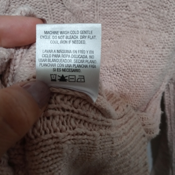 Metaphor Pale Pink Crew neck  Sweater Medium Size - Picture 9 of 13